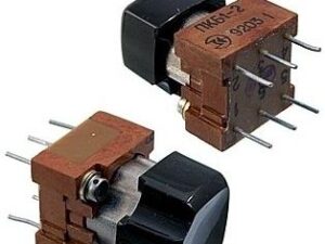 Кнопочный ПКБ1-2 (черные) переключатель