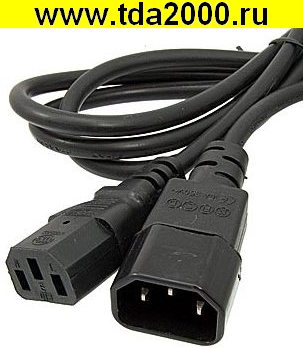 32333.jpg Шнур 220в SCZ male-female 1.8m 3х0.75 — изображение 1