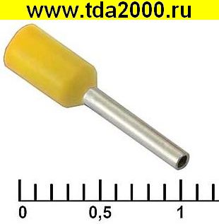 Разъём Наконечник на кабель DN00508 yellow (1x8mm)