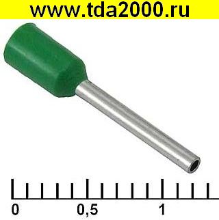 Разъём Наконечник на кабель DN00510 green (1x10mm)