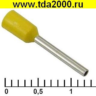 Разъём Наконечник на кабель DN00510 yellow (1x10mm)