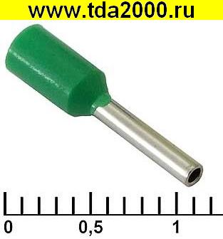 33479.jpg Разъём Наконечник на кабель DN00708 green (1.2x8mm) — изображение 1