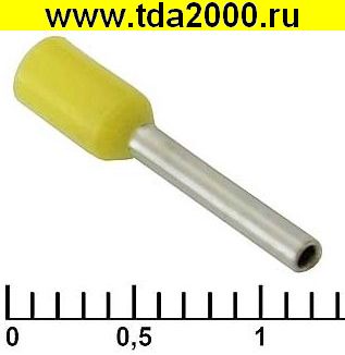 33485.jpg Разъём Наконечник на кабель DN00710 yellow (1.2x10mm) — изображение 1