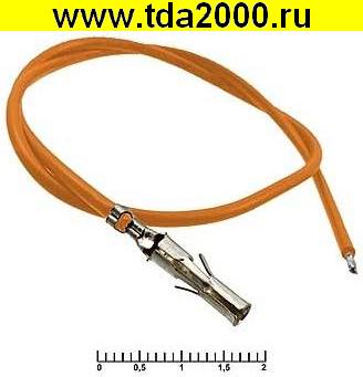 35352.jpg Разъём Питания низковольтный MFT-F 6,20 mm AWG18 0,3m orang — изображение 1