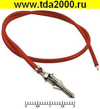 35356.jpg Разъём Питания низковольтный MFT-M 6,20 mm AWG18 0,3m red — изображение 1