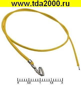 35993.jpg Разъём Питания низковольтный HU 2,54 mm AWG26 0,3m yellow — изображение 1