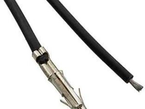 Разъём Питания низковольтный MFA-M 6,35 mm AWG18 0,3m black
