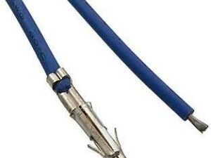 Разъём Питания низковольтный MFA-M 6,35 mm AWG18 0,3m blue