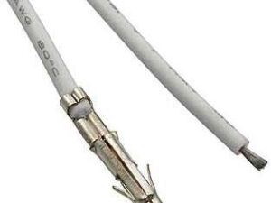 Разъём Питания низковольтный MFA-M 6,35 mm AWG18 0,3m white