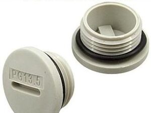 Заглушка для кабельных вводов Заглушка PG13.5 Серый пластик