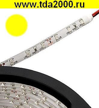 Светодиодная лента 3528 300LED IP65 12Vх24W YELLOW