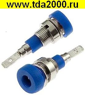 Разъём Z007 2mm panel jack BLUE