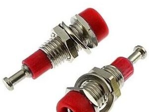 Разъём Z008 2mm panel jack RED