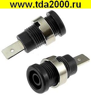 Разъём Z017 4mm BLACK
