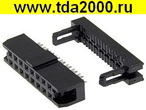 Разъём IDC2-16F pitch 2.00 mm