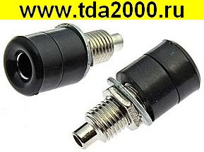 Разъём Z031 4mm Socket BLACK