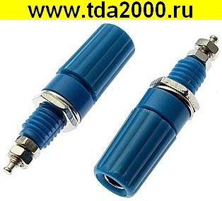 Разъём Z019 4mm Binding Post BLUE