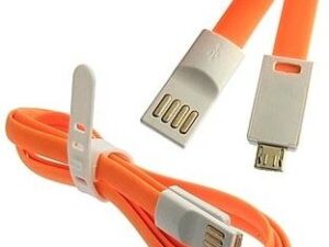 Шнур USB to USB-микро Magnet Flat 1m