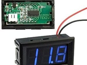 Щитовой прибор постоянного тока V27T-DL Blue (3.2-30V)