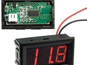 Щитовой прибор постоянного тока V27T-DL Red (3.2-30V)