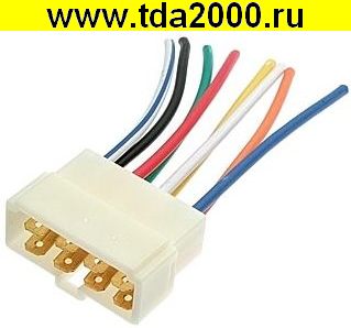 Разъём Соединитель автомобильный 8p male plug 10CM