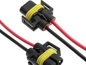 Разъём Соединитель автомобильный H8/H11 F plastic, Cu 10CM