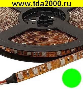 Светодиодная лента 5050 300LED IP65 12Vх72W GREEN
