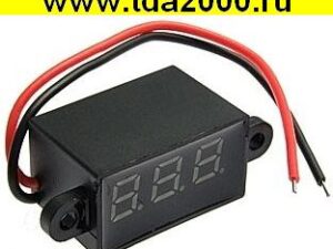 Щитовой прибор постоянного тока 3.5-30VDC green (27x15mm)