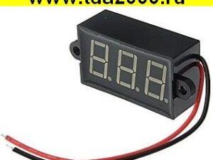 Щитовой прибор постоянного тока 3.5-30VDC red IP68 (24x42mm )