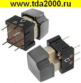 Кнопочный ПКБ7-3 (серые) переключатель