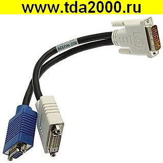 Шнур DVI to DVI + VGA