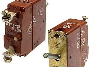 Автоматический выключатель АЗРГ25-2С 27В 25А (200хг)