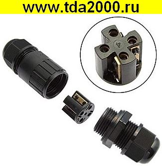 Разъём Герметичный SZC-4-M20 (d=4-7mm) IP68 250V/10A