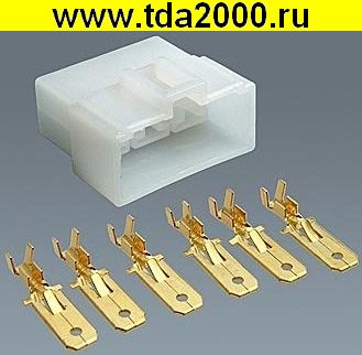 Разъём Соединитель автомобильный DJ7062-6.3-11