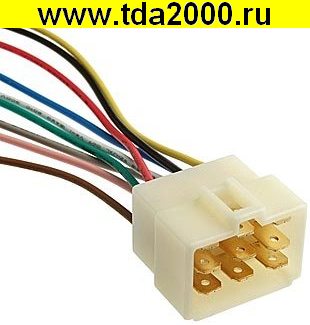 Разъём Соединитель автомобильный DJ7091-6.3-11 (18AWG 300mm)