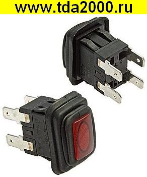 Клавишный переключатель SB146 IP65 on-off 13х19mm