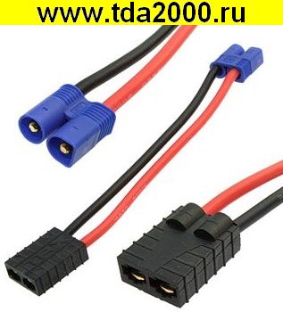 54282.jpg Разъём Питания RC для моделей TRX F TO EC3 M adapter 14AWG 10CM — изображение 1
