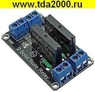 arduino (электронный модуль) 2-CH 5V Solid-state Relay(Red)
