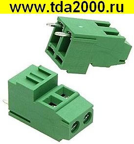 Разъём Клеммник ZEK381V-02P терминальный блок  (колодка на плату для провода под винт)