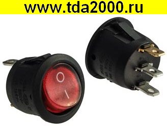 Клавишный переключатель KCD1-101N-5-C3-R/3P on-off