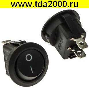 Клавишный переключатель KCD1-101-5-C3-B/2P on-off