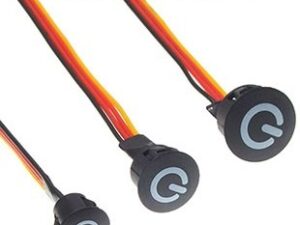 Кнопка сенсорная BTS 24V BLACK ф13 Self-locking