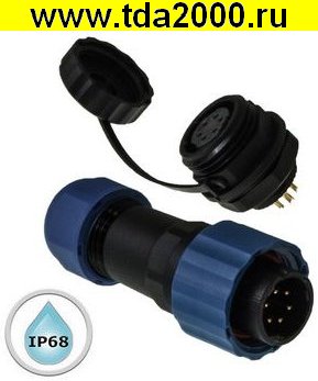 Разъём Герметичный SZC16 6P-M-FB