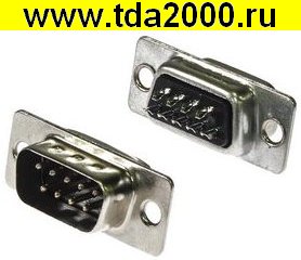 Разъём D-sub DB-9M CONNFLY