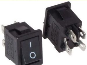 Клавишный переключатель MRS-201(A) on-off черный