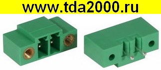 Разъём Клеммник 15EDGVM-3.81-02P-14-00A(H)