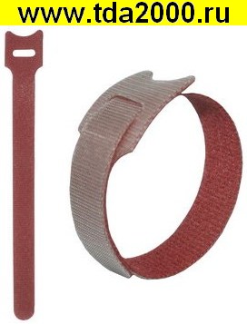 липучка 210х16 мм, красный (50шт)