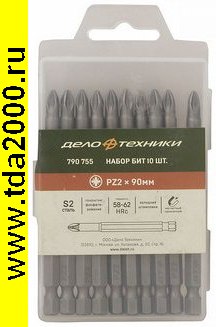 Насадка 790755 Биты PZ2х90 10шт