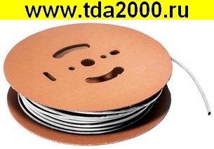 Термоусадка 2:1 Термоусадка Ф7 бел (100м) нарезка по 1м