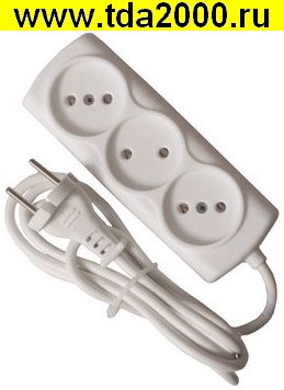 Удлинитель Космос YKsm3m-3g(6A)S